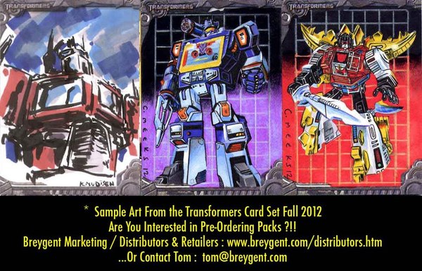 Transformers Sketch Cards By Breygent Marketing Preview G1 Cards Art  (3 of 10)